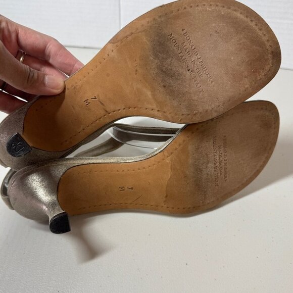 Vintage Donald J Pliner Slingback Y2K 90s Women's Open Toe Heels Size 7 - Picture 11 of 16